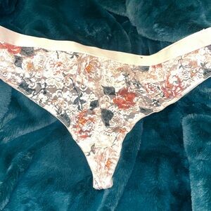 Torrid Thong panties, lace in blush tone